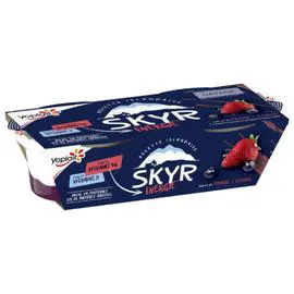 YOPLAIT, SKYR Yaourt 0% fruits rouges énergie 2x140g