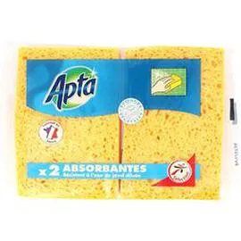 APTA Eponges végétales absorbantes x2