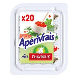 APERIVRAIS Fromage apéritif au fromage de chèvre Chavroux 100g