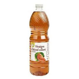 AUCHAN, POUCE Vinaigre d'alcool coloré 1l