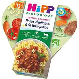 HIPP BIOLOGIQUE Pâtes Bolognaise Bio 12 mois 230g