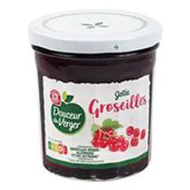 MARQUE REPÈRE, DOUCEUR DU VERGER Gelée Groseilles 370g