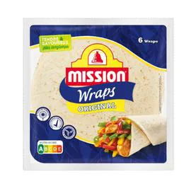 MISSION Wraps blé nature 370g