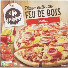 CARREFOUR ORIGINAL Pizza chorizo 400g