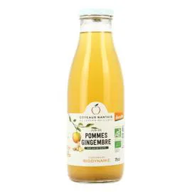 CÔTEAUX NANTAIS Jus De Pommes Et De Gingembre Demeter 750ml