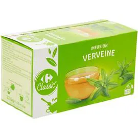 CARREFOUR CLASSIC' Infusion verveine 25x1,3g