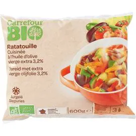 CARREFOUR BIO Légumes cuisinés ratatouille 600g
