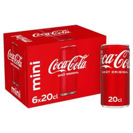 COCA-COLA Boite Slim Mini Frigo pack 6x20cl