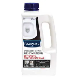 STARWAX Starwax Décapant Choc Rénovateur Efficacité Professionnelle WC 1,05l