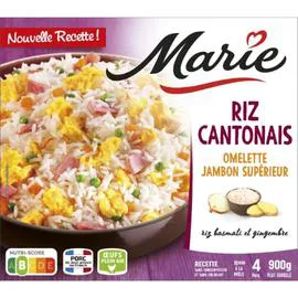 MARIE Plat cuisiné riz à la cantonaise 900g