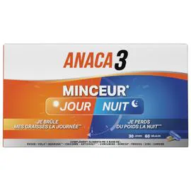 ANACA 3 Complément Alimentaire Minceur Jour / Nuit x60