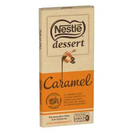 NESTLÉ, DESSERT Chocolat pâtissier au lait caramel 170g