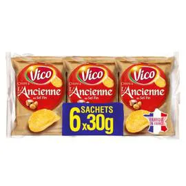 VICO Chips au sel fin 6x30g