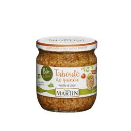 JEAN MARTIN Taboulé bio de quinoa, menthe et citron, sans gluten 345g