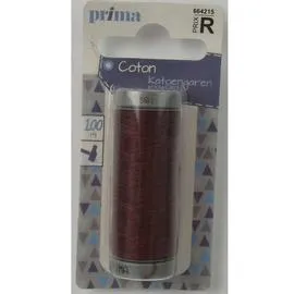 LA BROSSE ET DUPONT, PRIMA Fil Coton Epais Marron 100m l'unité