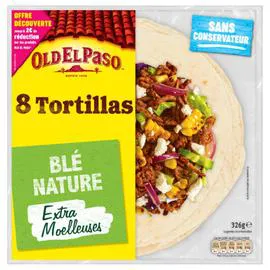 OLD EL PASO Tortillas de blé nature 326g