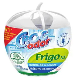 CROC'ODOR Désodorisant frigo XL aux algues 140g