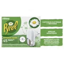 PYREL Diffuseur Répulsif Moustiques l'unité