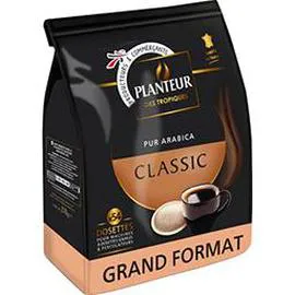 PLANTEUR DES TROPIQUES Dosettes de café compatibles Senseo moulu Classic x54 378g
