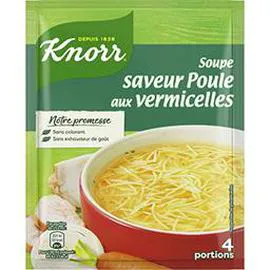 KNORR Soupe Poule vermicelles Déshydratée 63g