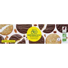 MONOPRIX BIO Sablés chocolat au lait, bio 200g