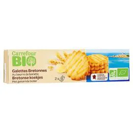 CARREFOUR BIO Biscuits galettes bretonnes bio 120g