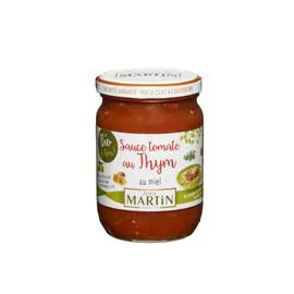 JEAN MARTIN Sauce tomate au thym Bio 240g