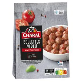 CHARAL Boulettes boeuf sauce provençale 750g