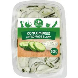CARREFOUR CLASSIC' Concombres au fromage blanc 500g