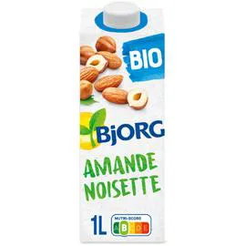 BJORG Boisson végétale bio amandes noisettes 1l