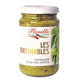 FLORELLI Tapenade d'olives vertes 190g