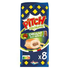 BRIOCHE PASQUIER, PITCH Brioches Choco barre noisette x8 300g
