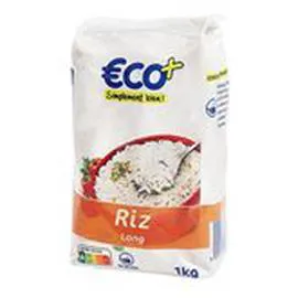 ECO+ Riz long blanchi 1kg
