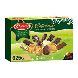 DELACRE Assortiment de biscuits Collection Etoile Pâques 625g