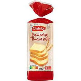 CHABRIOR Brioche tranchée 500g