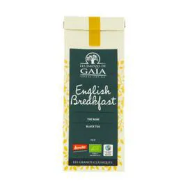 LES JARDINS DE GAIA Thé Noir English Breakfast Bio 100g
