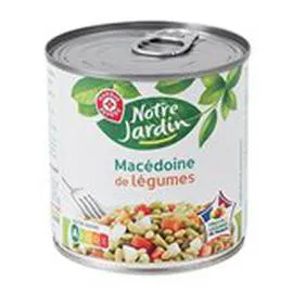 MARQUE REPÈRE, NOTRE JARDIN Macédoine légumes 265g