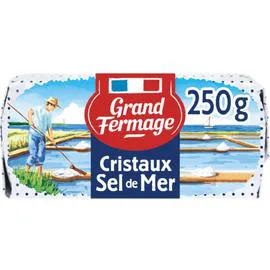 GRAND FERMAGE Beurre Demi-sel Aux Cristaux de Sel de Mer de Noirmoutier 250g