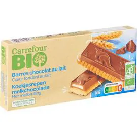 CARREFOUR BIO Biscuits bio chocolat au lait 125g