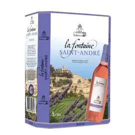 LA FONTAINE SAINT-ANDRÉ Vin Rosé Provence Corse IGP Mediterranée 5l