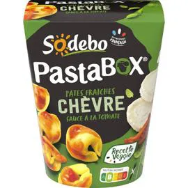 SODEBO Plat cuisiné Tortellini chèvre sauce tomate 280g