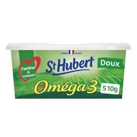 ST HUBERT Margarine Doux Oméga 3 Tartine et Cuisson 510g