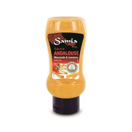 SAMIA Sauce halal Andalouse épicée 350ml