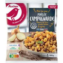 AUCHAN Poêlée campagnarde 900g