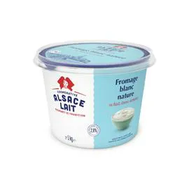ALSACE LAIT Fromage blanc nature 1kg