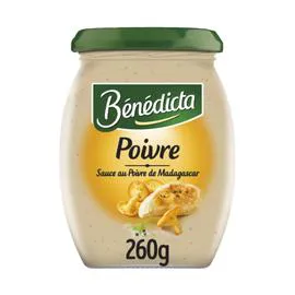 BÉNÉDICTA Sauce poivre de Madagascar 260g