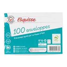 ESQUISSE Enveloppes adhésives C6 x100