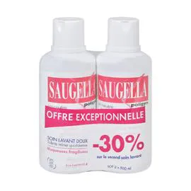 SAUGELLA Traitement toilette intime poligyn 2x500ml