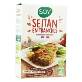 SOY Seitan en Tranches avec sa Sauce Bio 250g