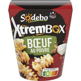 SODEBO Box Radiatori boeuf sauce poivre 400g